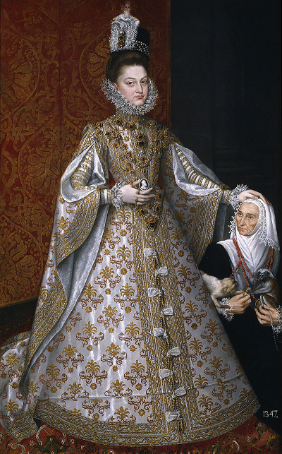 Isabelle Claire Eugénie d'Espagne - vers 1586 - par Alonso Sánchez Coello
